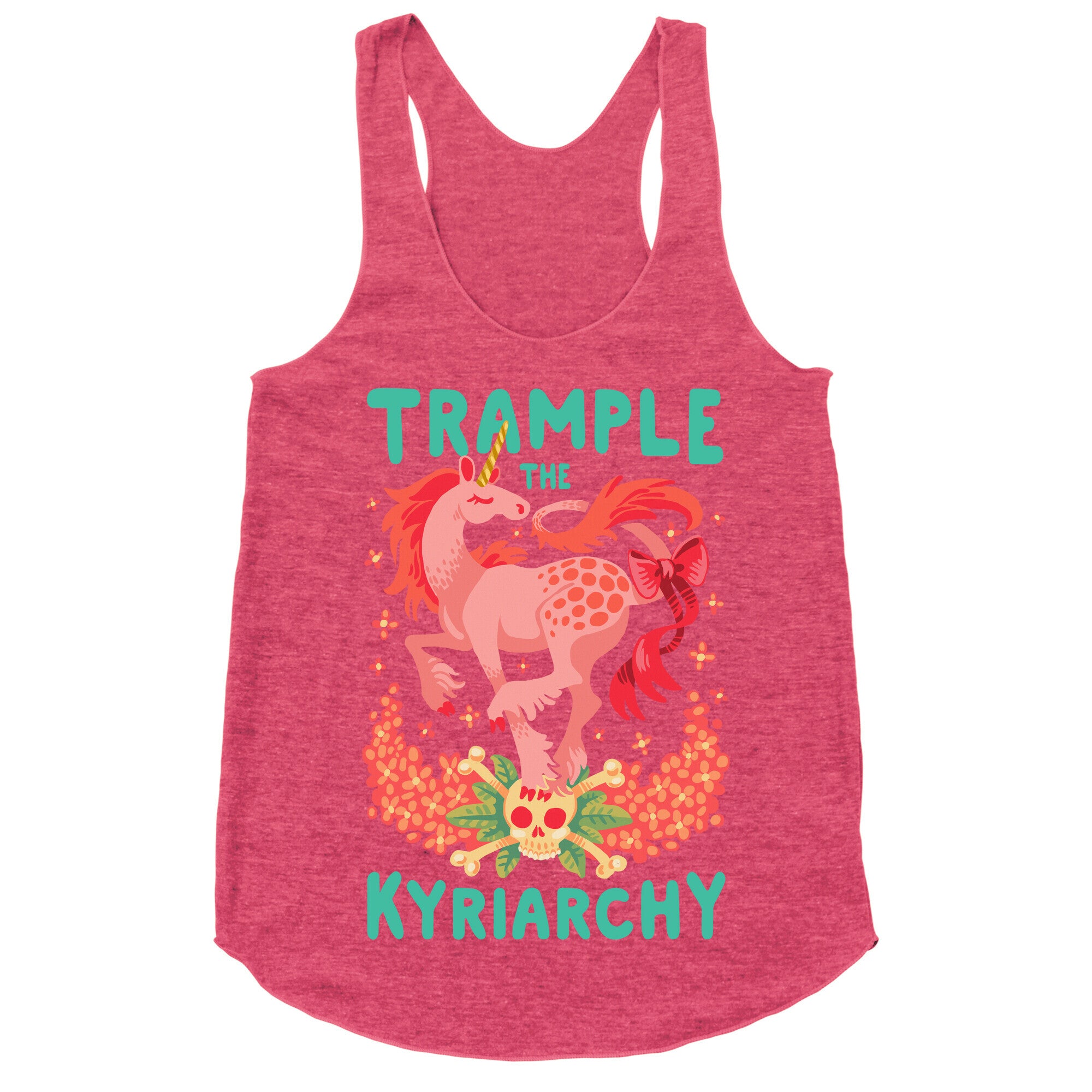 Trample the Kyriarchy Racerback Tank